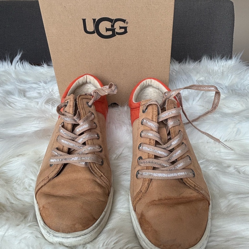 UGG Tomi Prix Tan and Orange Casual Shoes